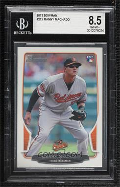 2013 Bowman - [Base] #215 - Manny Machado [BGS 8.5 NM‑MT+]