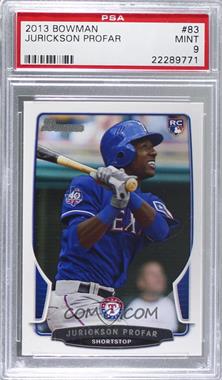 2013 Bowman - [Base] #83 - Jurickson Profar [PSA 9 MINT]