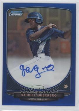 2013 Bowman - Chrome Prospects Autographs - Blue Refractor #BCP-GG - Gabriel Guerrero /150