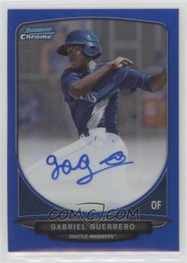 2013 Bowman - Chrome Prospects Autographs - Blue Refractor #BCP-GG - Gabriel Guerrero /150