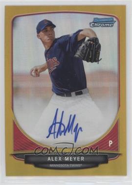 2013 Bowman - Chrome Prospects Autographs - Gold Refractor #BCP-AM - Alex Meyer /50