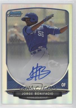 2013 Bowman - Chrome Prospects Autographs - Refractor #BCP-JB - Jorge Bonifacio /500