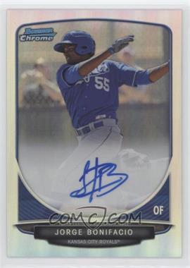 2013 Bowman - Chrome Prospects Autographs - Refractor #BCP-JB - Jorge Bonifacio /500