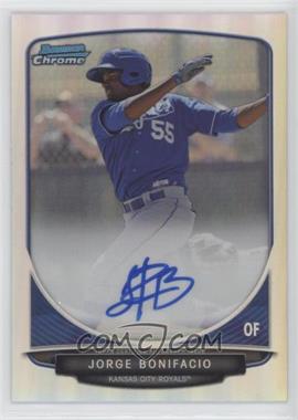 2013 Bowman - Chrome Prospects Autographs - Refractor #BCP-JB - Jorge Bonifacio /500