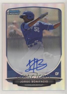 2013 Bowman - Chrome Prospects Autographs - Refractor #BCP-JB - Jorge Bonifacio /500