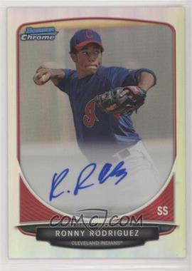 2013 Bowman - Chrome Prospects Autographs - Refractor #BCP-RRO - Ronny Rodriguez /500