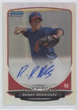 2013 Bowman - Chrome Prospects Autographs - Refractor #BCP-RRO - Ronny Rodriguez /500