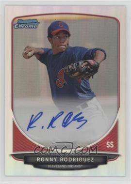 2013 Bowman - Chrome Prospects Autographs - Refractor #BCP-RRO - Ronny Rodriguez /500