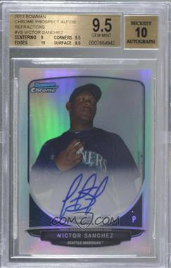 2013 Bowman - Chrome Prospects Autographs - Refractor #BCP-VS - Victor Sanchez /500 [BGS 9.5 GEM MINT]