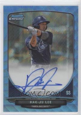 2013 Bowman - Chrome Prospects Autographs - Wrapper Redemption Blue Wave Refractor #BCP-HL - Hak-Ju Lee /50