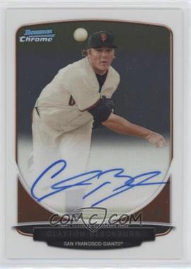 2013 Bowman - Chrome Prospects Autographs #BCP-CBL - Clayton Blackburn