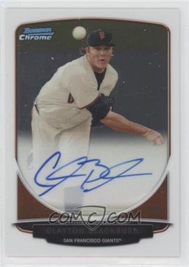 2013 Bowman - Chrome Prospects Autographs #BCP-CBL - Clayton Blackburn