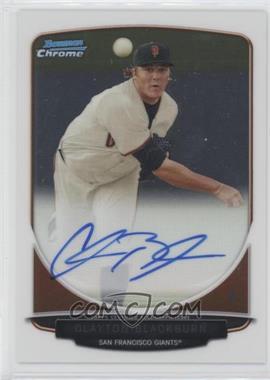 2013 Bowman - Chrome Prospects Autographs #BCP-CBL - Clayton Blackburn