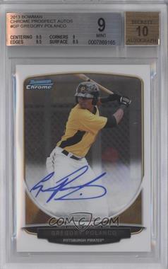 2013 Bowman - Chrome Prospects Autographs #BCP-GP - Gregory Polanco [BGS 9 MINT]