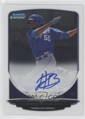 2013 Bowman - Chrome Prospects Autographs #BCP-JB - Jorge Bonifacio