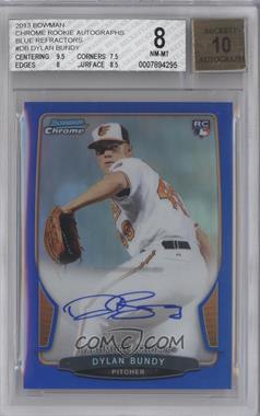 2013 Bowman - Chrome Rookie Autographs - Blue Refractor #ACR-DB - Dylan Bundy /250 [BGS 8 NM‑MT]