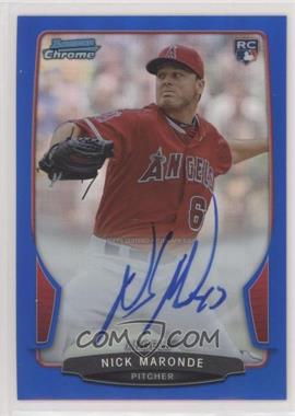 2013 Bowman - Chrome Rookie Autographs - Blue Refractor #ACR-NM - Nick Maronde /250 [Noted]