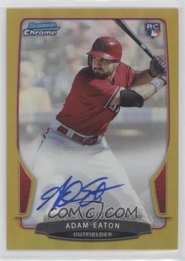 2013 Bowman - Chrome Rookie Autographs - Gold Refractor #ACR-AE - Adam Eaton /50