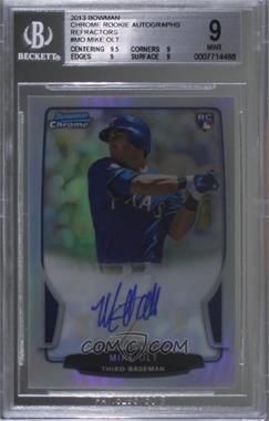 2013 Bowman - Chrome Rookie Autographs - Refractor #ACR-MO - Mike Olt /500 [BGS 9 MINT]