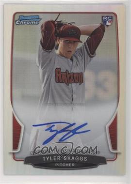 2013 Bowman - Chrome Rookie Autographs - Refractor #ACR-TS - Tyler Skaggs /500