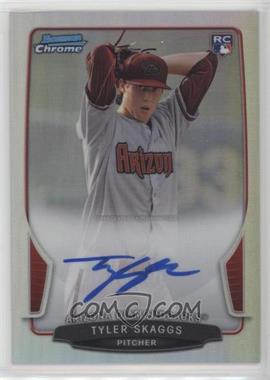 2013 Bowman - Chrome Rookie Autographs - Refractor #ACR-TS - Tyler Skaggs /500