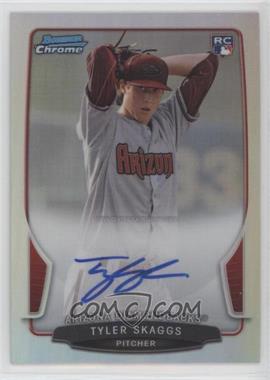 2013 Bowman - Chrome Rookie Autographs - Refractor #ACR-TS - Tyler Skaggs /500