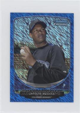 2013 Bowman - Cream of the Crop Chrome Mini Refractor - Blue Wave #CC-CRO4 - Jayson Aquino /250 [EX to NM]