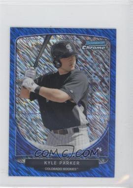 2013 Bowman - Cream of the Crop Chrome Mini Refractor - Blue Wave #CC-CRO5 - Kyle Parker /250