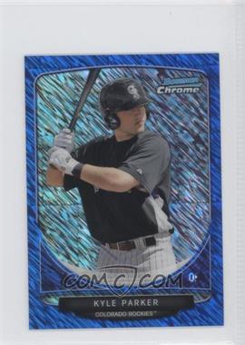 2013 Bowman - Cream of the Crop Chrome Mini Refractor - Blue Wave #CC-CRO5 - Kyle Parker /250