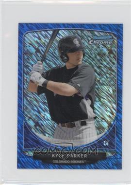 2013 Bowman - Cream of the Crop Chrome Mini Refractor - Blue Wave #CC-CRO5 - Kyle Parker /250