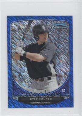 2013 Bowman - Cream of the Crop Chrome Mini Refractor - Blue Wave #CC-CRO5 - Kyle Parker /250