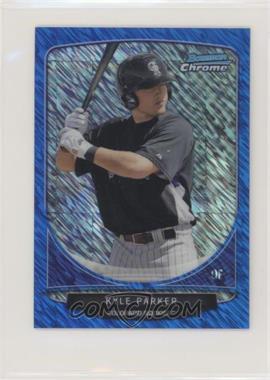 2013 Bowman - Cream of the Crop Chrome Mini Refractor - Blue Wave #CC-CRO5 - Kyle Parker /250