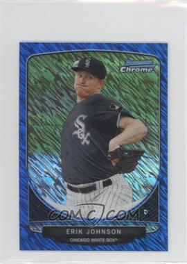 2013 Bowman - Cream of the Crop Chrome Mini Refractor - Blue Wave #CC-CWS5 - Erik Johnson /250