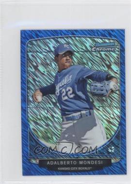 2013 Bowman - Cream of the Crop Chrome Mini Refractor - Blue Wave #CC-KCR3 - Adalberto Mondesi /250