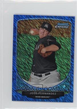 2013 Bowman - Cream of the Crop Chrome Mini Refractor - Blue Wave #CC-MM1 - Jose Fernandez /250