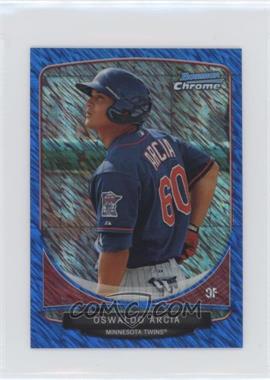 2013 Bowman - Cream of the Crop Chrome Mini Refractor - Blue Wave #CC-MT3 - Oswaldo Arcia /250