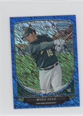 2013 Bowman - Cream of the Crop Chrome Mini Refractor - Blue Wave #CC-OA3 - Miles Head /250