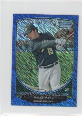 2013 Bowman - Cream of the Crop Chrome Mini Refractor - Blue Wave #CC-OA3 - Miles Head /250