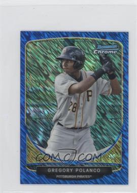 2013 Bowman - Cream of the Crop Chrome Mini Refractor - Blue Wave #CC-PPI3 - Gregory Polanco /250