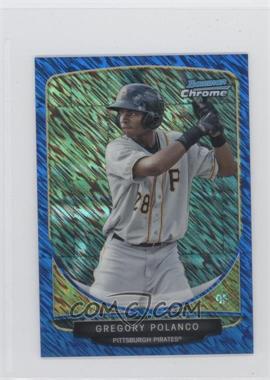 2013 Bowman - Cream of the Crop Chrome Mini Refractor - Blue Wave #CC-PPI3 - Gregory Polanco /250