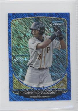 2013 Bowman - Cream of the Crop Chrome Mini Refractor - Blue Wave #CC-PPI3 - Gregory Polanco /250