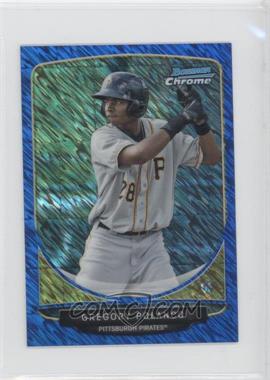 2013 Bowman - Cream of the Crop Chrome Mini Refractor - Blue Wave #CC-PPI3 - Gregory Polanco /250