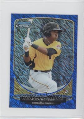 2013 Bowman - Cream of the Crop Chrome Mini Refractor - Blue Wave #CC-PPI4 - Alen Hanson /250