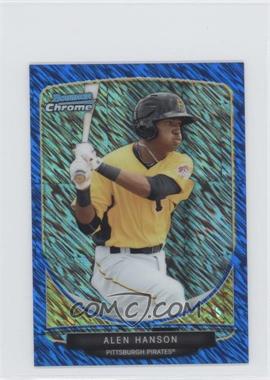 2013 Bowman - Cream of the Crop Chrome Mini Refractor - Blue Wave #CC-PPI4 - Alen Hanson /250