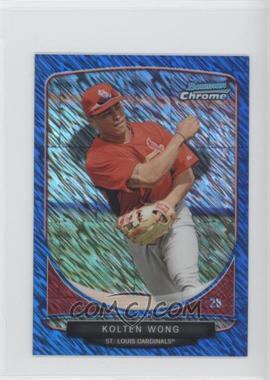 2013 Bowman - Cream of the Crop Chrome Mini Refractor - Blue Wave #CC-STL5 - Kolten Wong /250