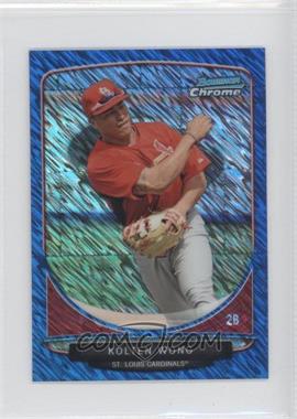 2013 Bowman - Cream of the Crop Chrome Mini Refractor - Blue Wave #CC-STL5 - Kolten Wong /250