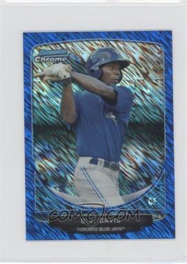 2013 Bowman - Cream of the Crop Chrome Mini Refractor - Blue Wave #CC-TBJ2 - D.J. Davis /250