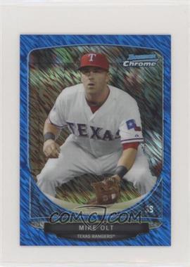 2013 Bowman - Cream of the Crop Chrome Mini Refractor - Blue Wave #CC-TR2 - Mike Olt /250