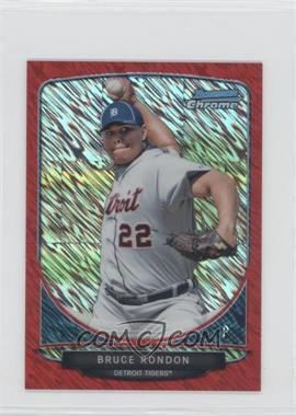 2013 Bowman - Cream of the Crop Chrome Mini Refractor - Red Wave #CC-DT2 - Bruce Rondon /5