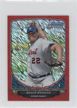 2013 Bowman - Cream of the Crop Chrome Mini Refractor - Red Wave #CC-DT2 - Bruce Rondon /5